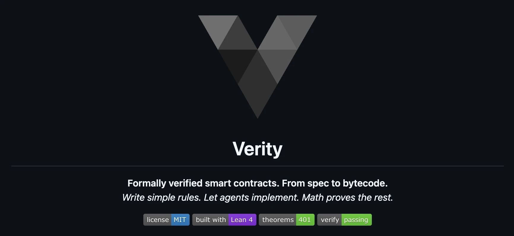 We proved smart contracts correct before deployment.